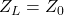 Z_L=Z_0